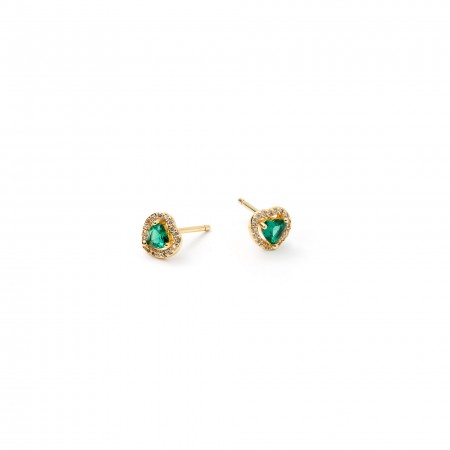 HEART METAL EARRINGS
