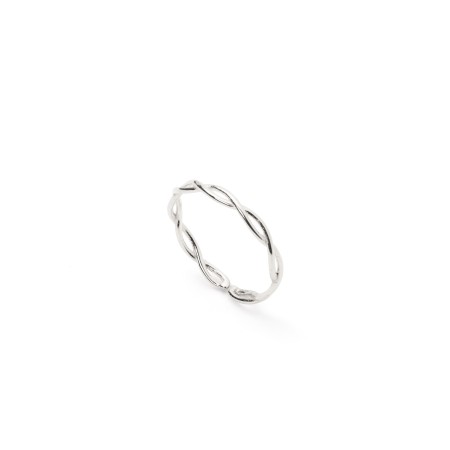 ANILLO CRUZADO DE ACERO