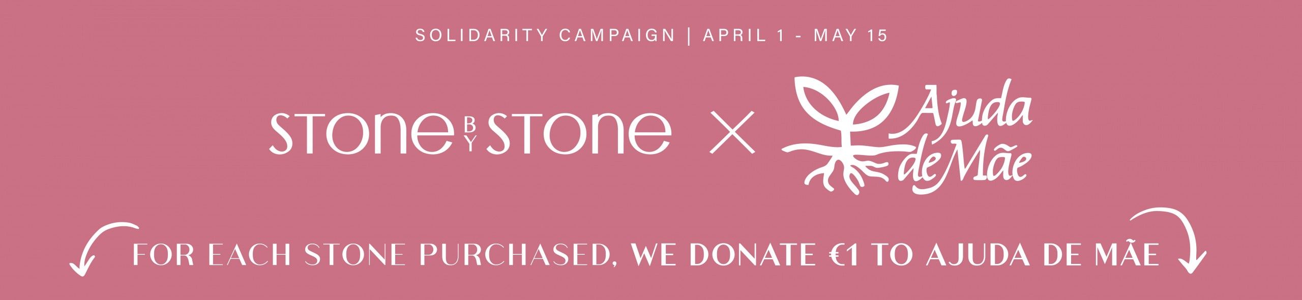 Campanha solidria Stone by Stone X Ajuda de Me