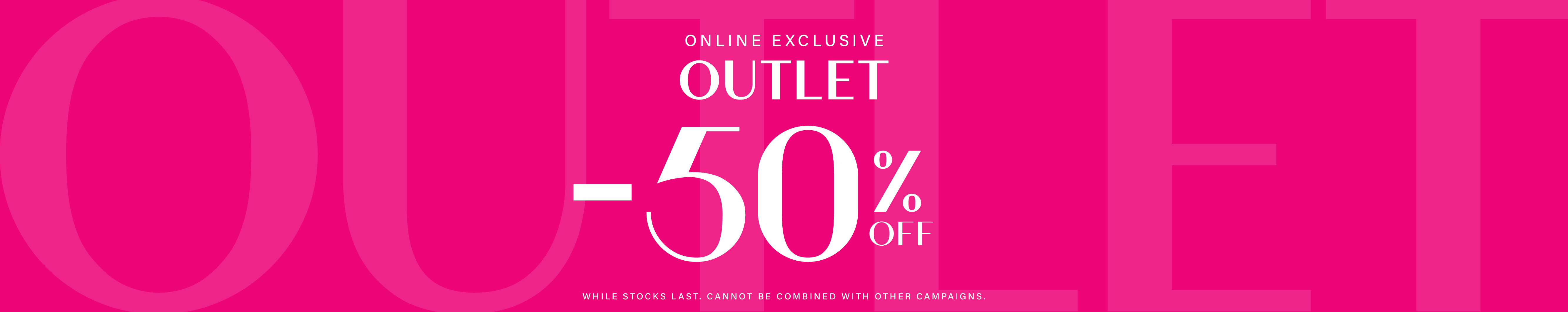 OUTLET TUDO 50%
