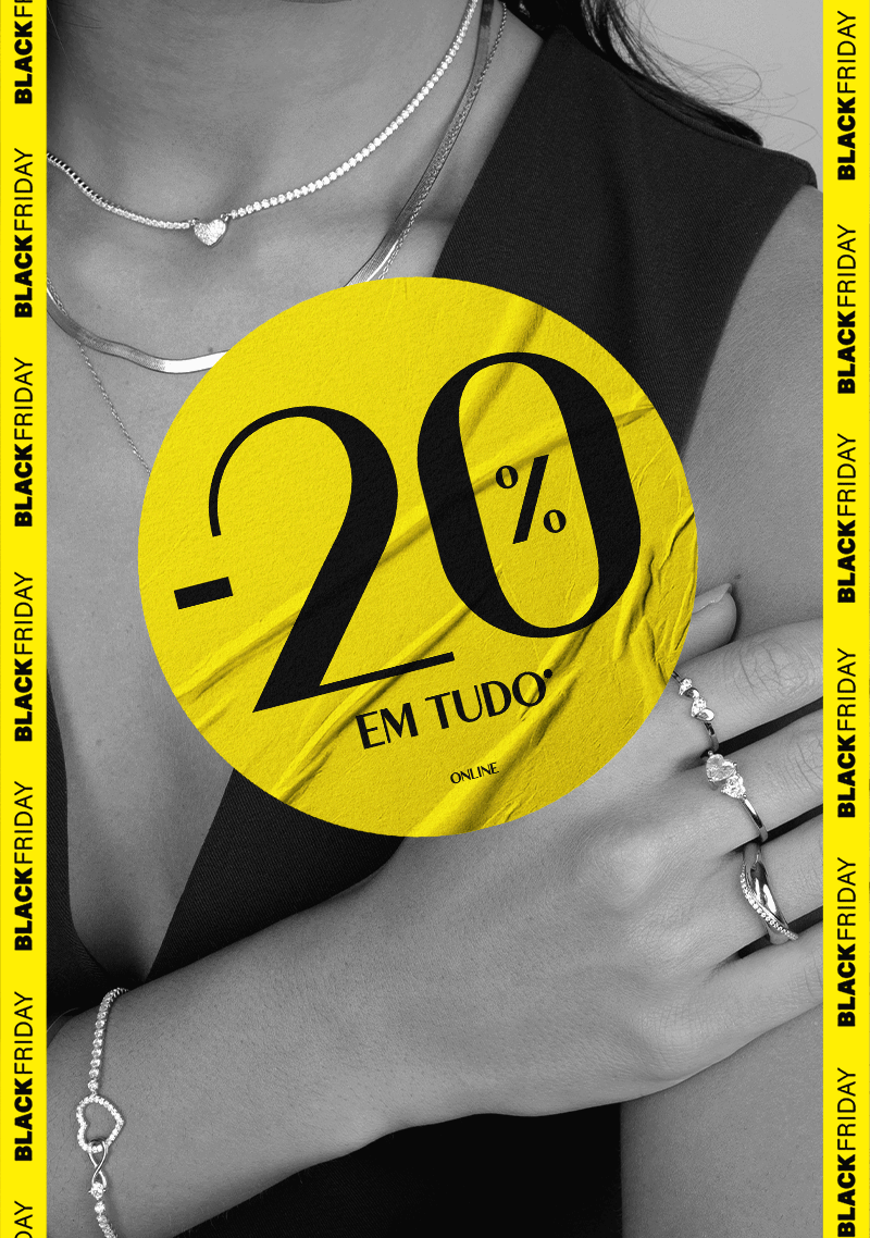 Black Friday |  20% de desconto