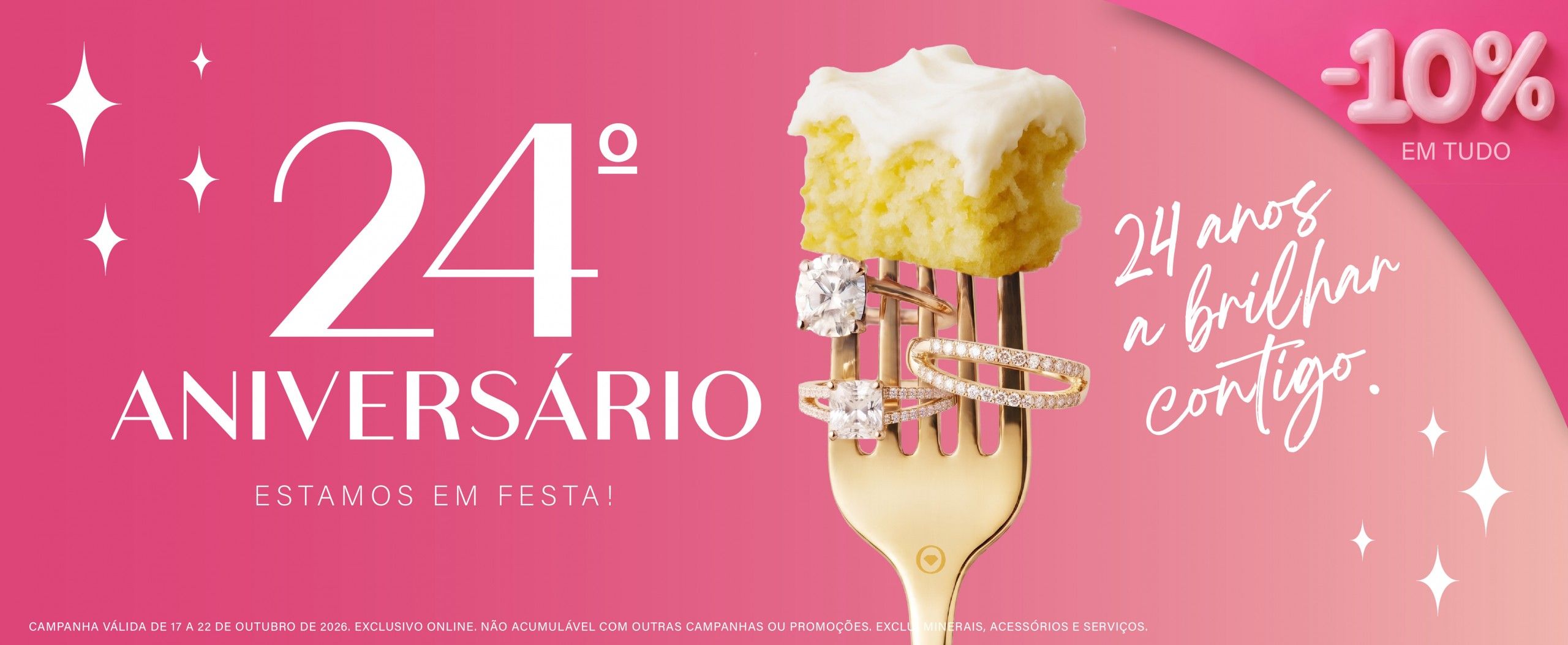 Anivers�rio | promo��es | Stone by Stone