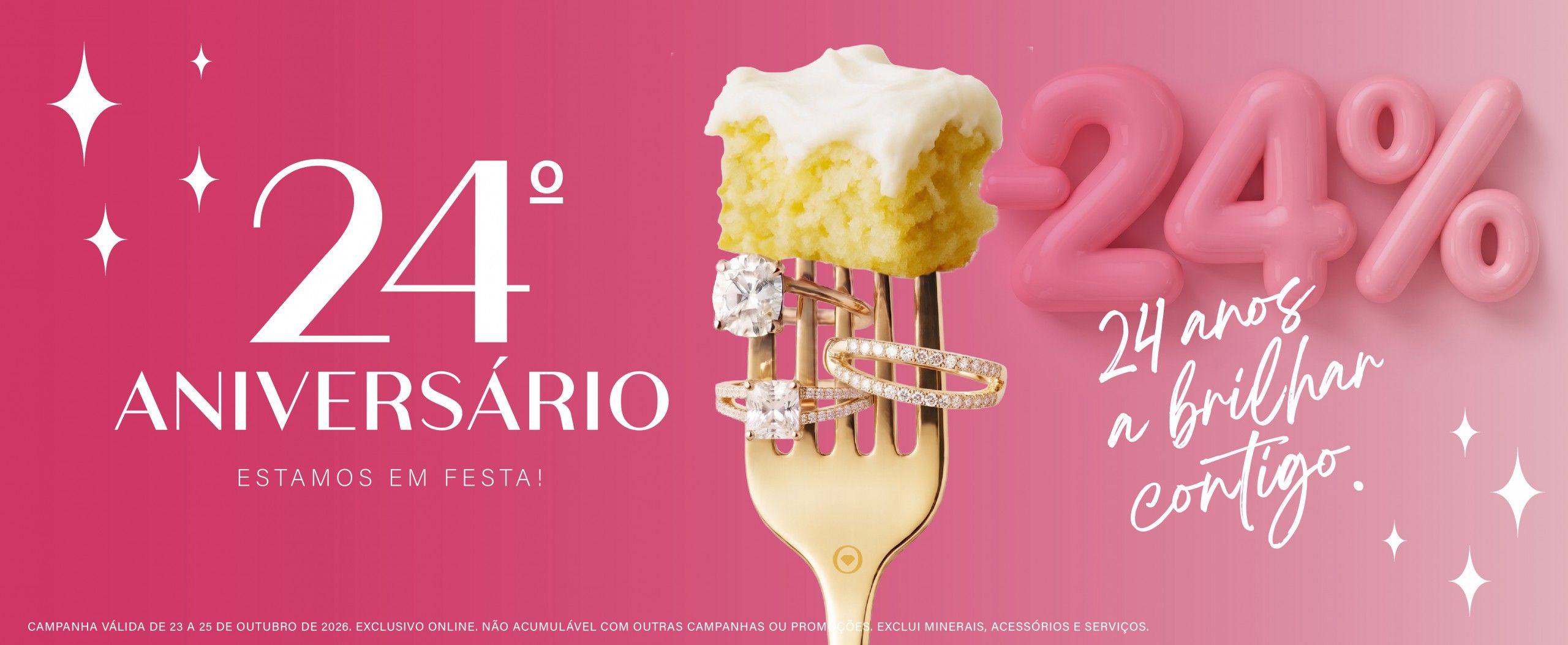 Anivers�rio | promo��es | Stone by Stone