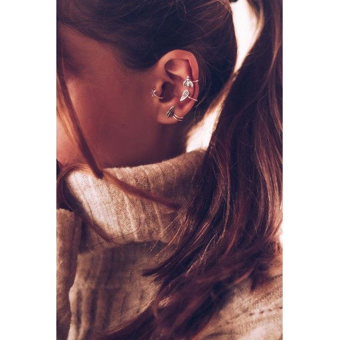 PENDIENTE earcuff CON ESTRELLA DE MAR