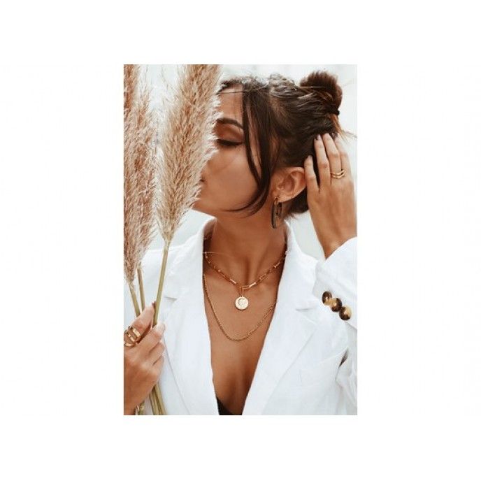 COIN STEEL NECKLACE / BUST
