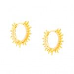 Plata con ba�o de oro de 18k - Blanco