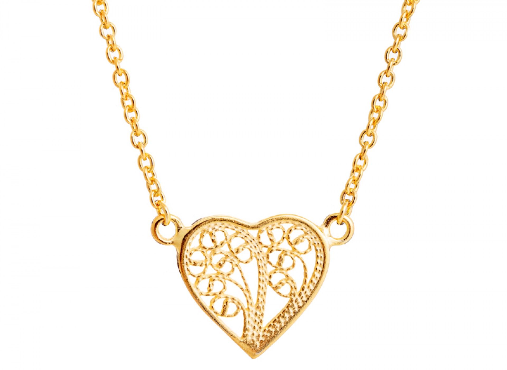 COLAR CORAÇÃO FILIGRANA