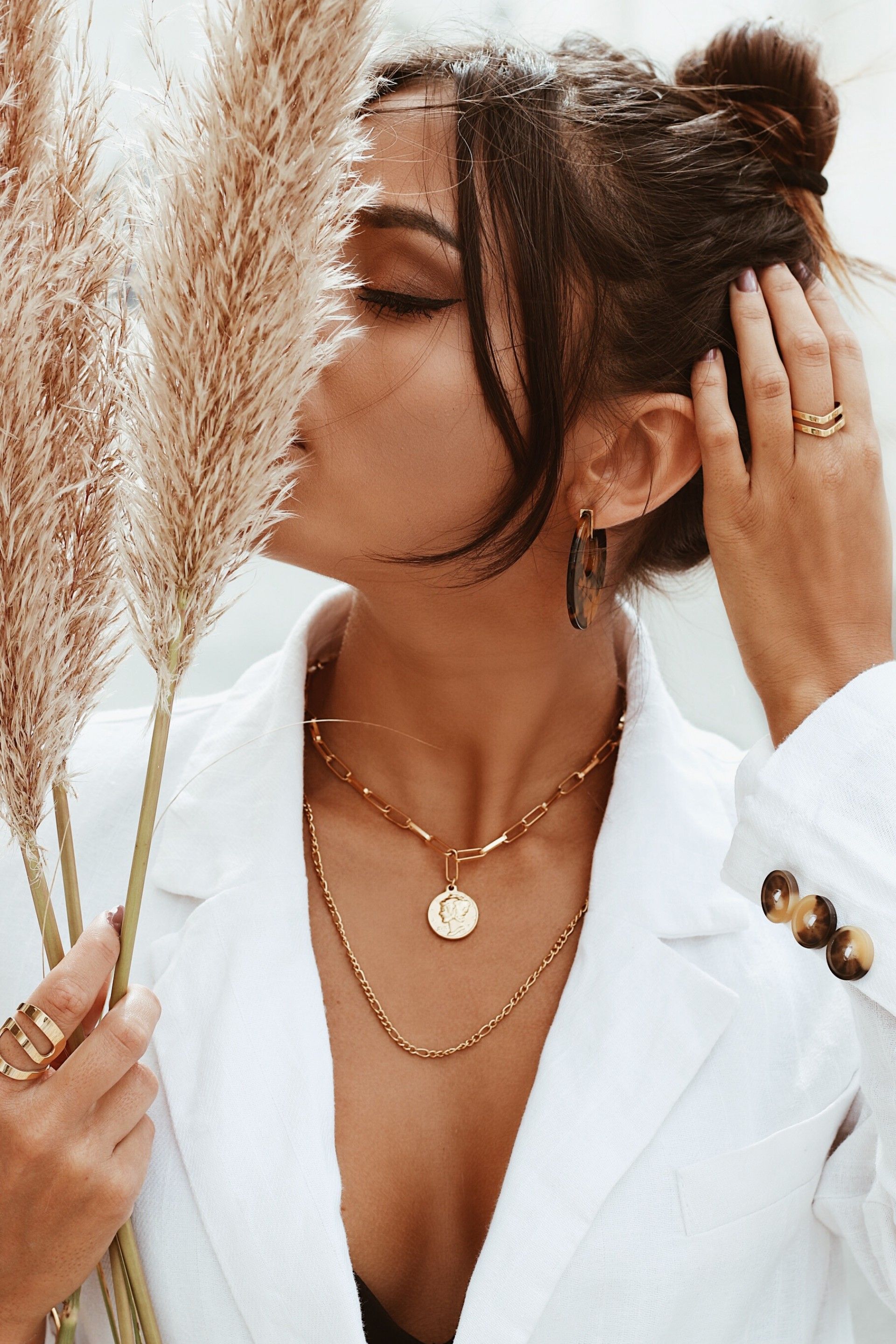 COLAR AÇO CORRENTE 50CM