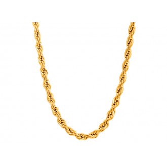 COLLAR DE ACERO RETORCIDO 45 cm