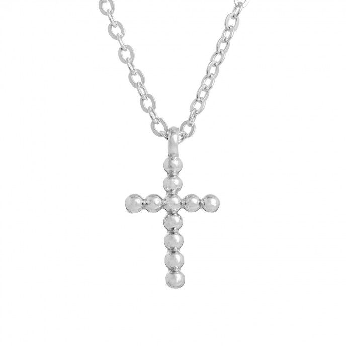 BEADS CROSS NECKLACE