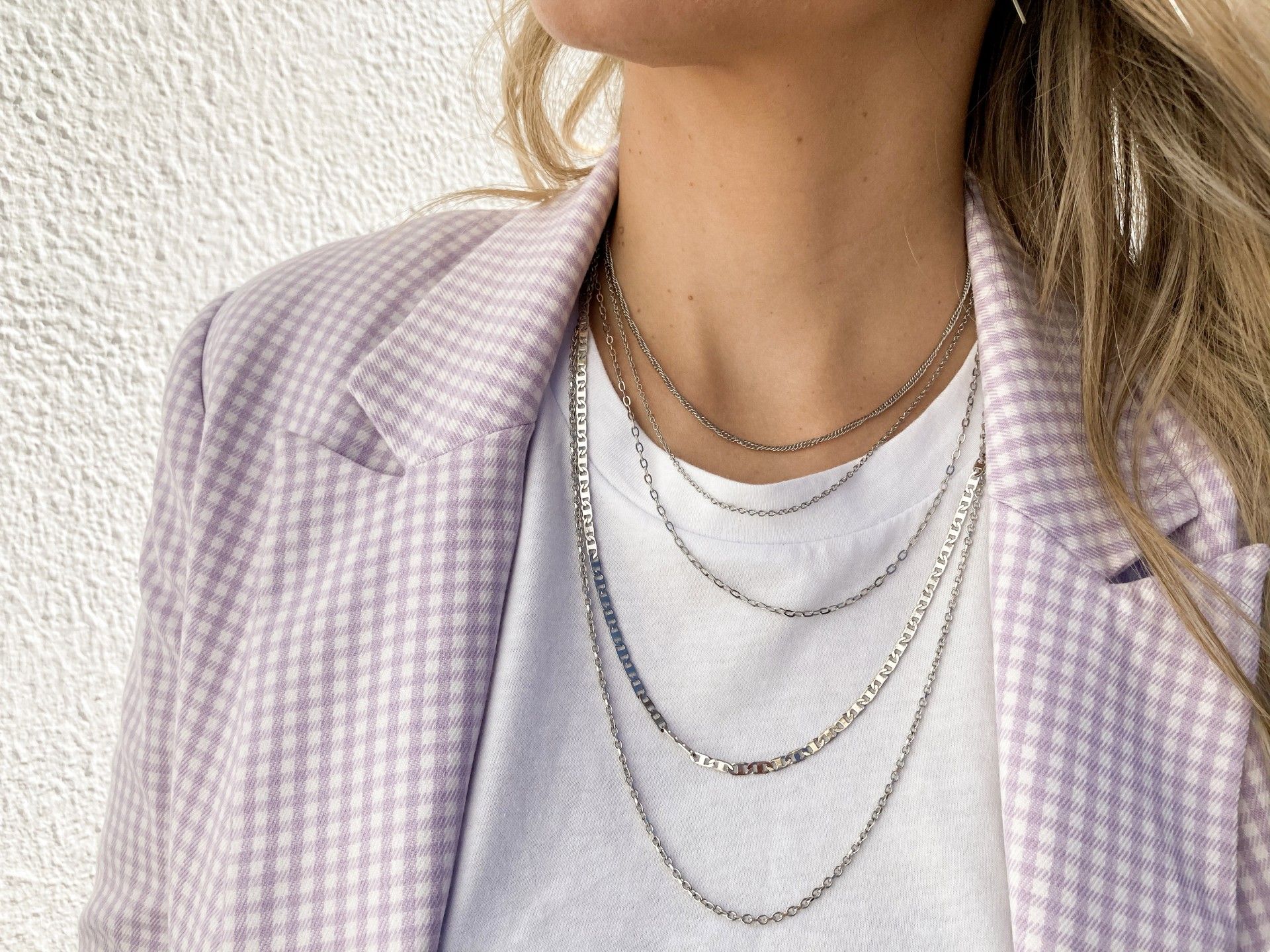 COLAR AÇO ELOS 60CM