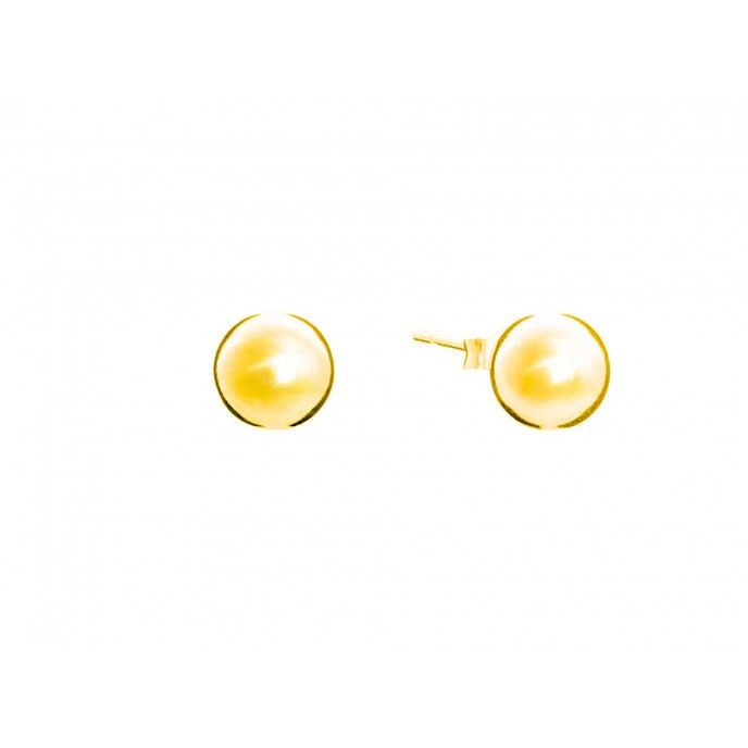 BALL EARRINGS ISA GOLDEN SILVER