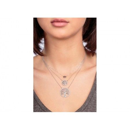 SILVER NECKLACE WITH TREE OF LIFE PENDANT