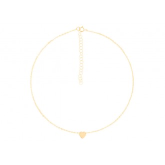 SILVER ANKLET WITH HEART