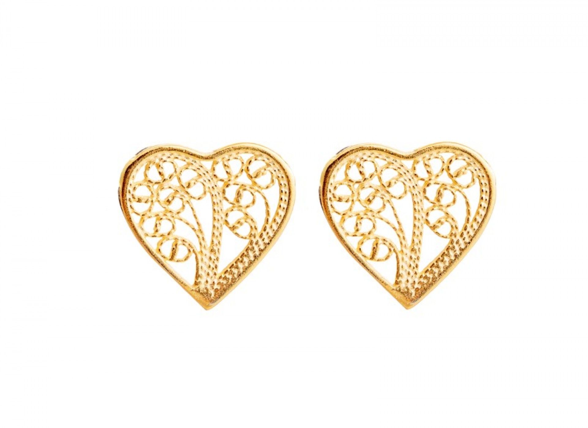 PENDIENTES CORAZÓN DE FILIGRANA