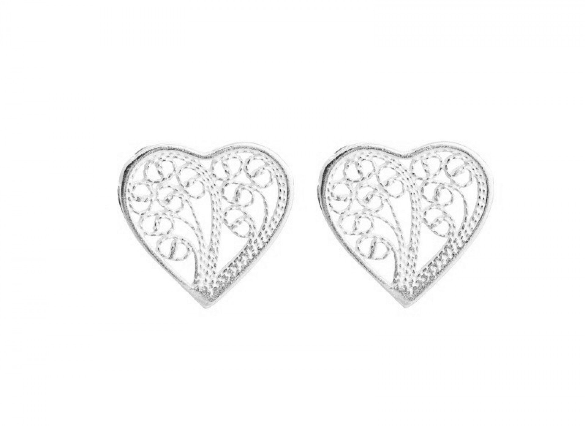 BRINCOS CORAÇÃO FILIGRANA