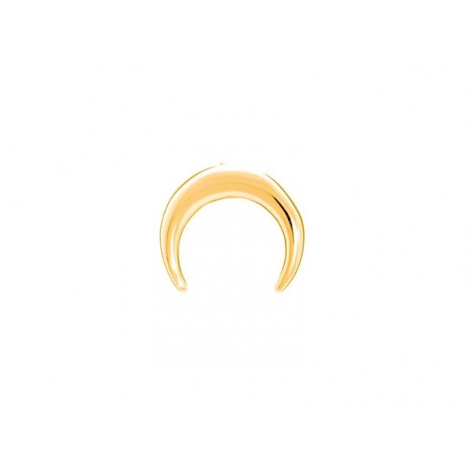 EARRING SILVER MOON 7MM UNIT