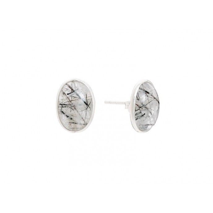 PENDIENTES DE PIEDRA OVALADOS
