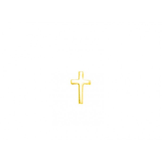 EARRING CROSS 8MM*5MM UNIT