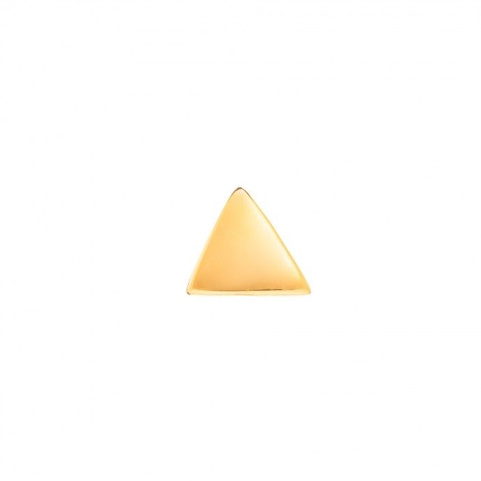 MINI TRIANGLE SILVER EARRING