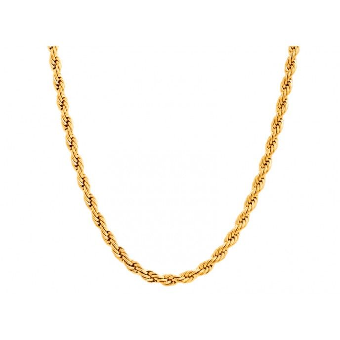 COLLAR DE ACERO TORIDO 45CM
