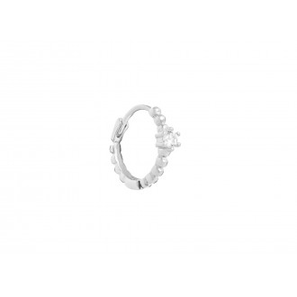 ARGOLA 1CM ZIRCÃO ARGOLA 1CM ZIRCÃO