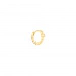 Silver with 18k Gold Plating - White