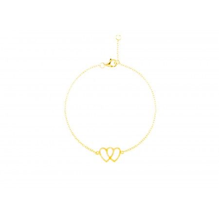 SILVER HEARTS BRACELET