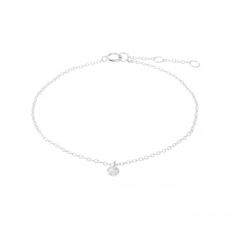 SILVER BRACET WITH ZIRCON