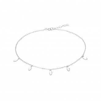 SILVER ANLET WITH LEAVES