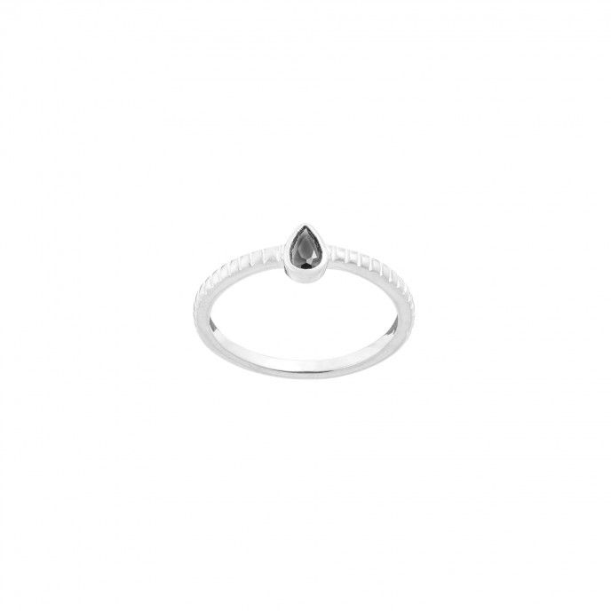 DROP SILVER RING