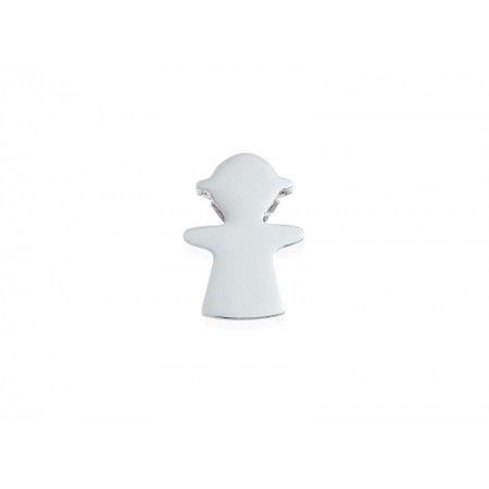 GIRL STEEL PENDANT 13MM