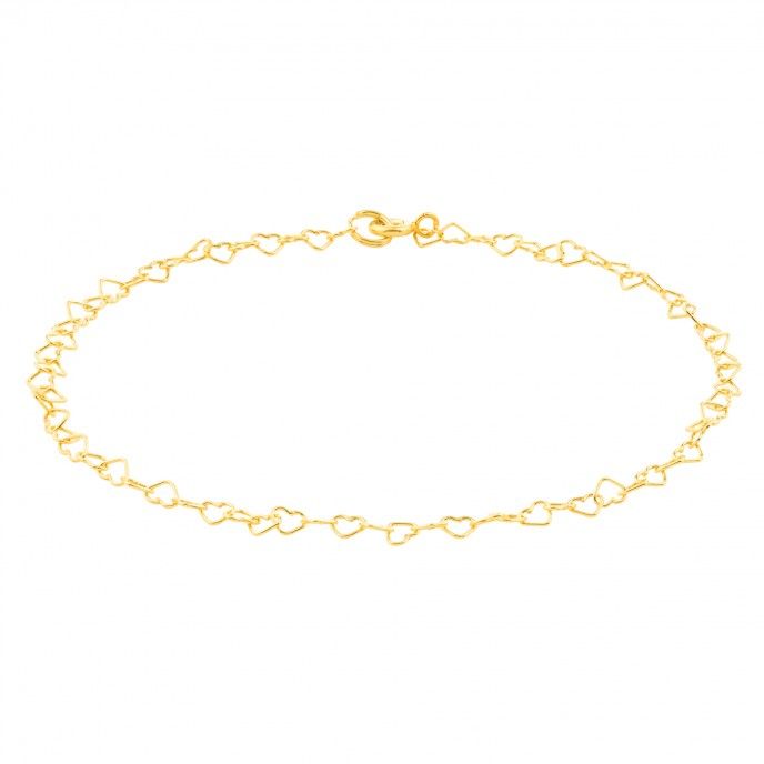 HEARTS CHAIN ANKLET