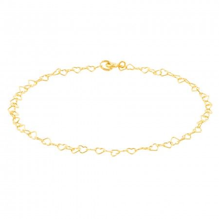 HEARTS CHAIN ANKLET