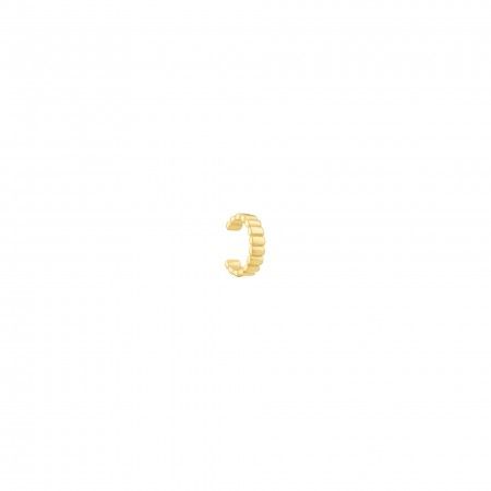 EAR CUFF SILVER STRIPES