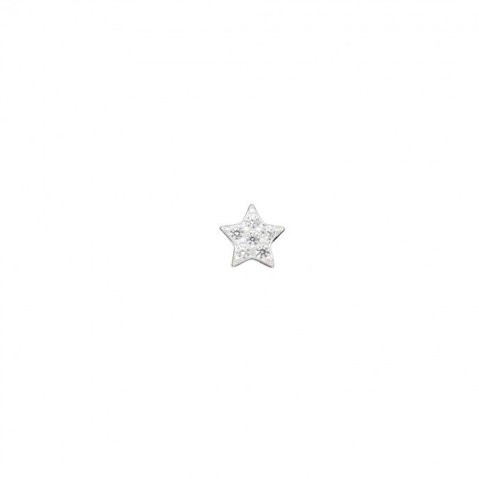 BRILLIANT STAR SILVER EARRING UNIT