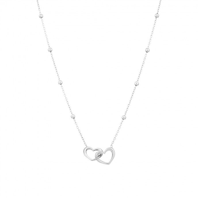 CHAIN NECKLACE HEARTS