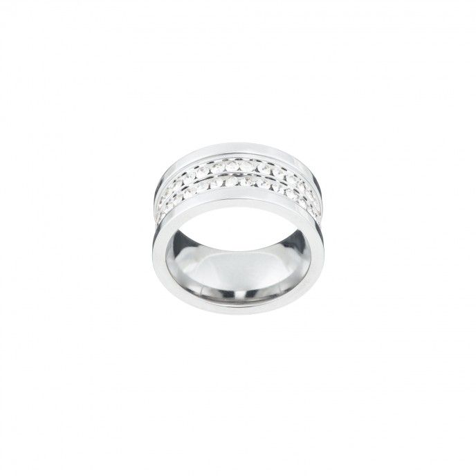 ANILLO DE ACERO BRILLANTE