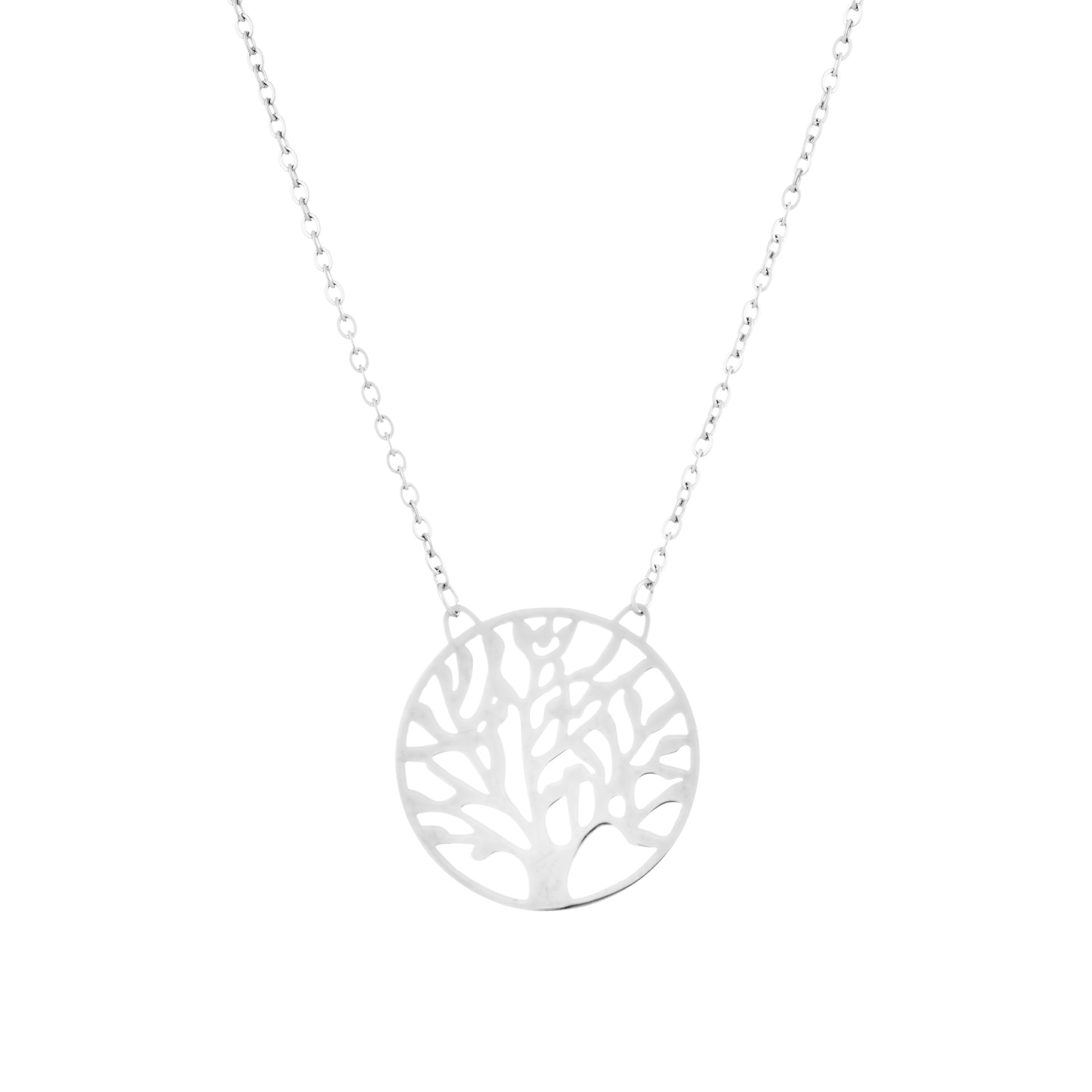 COLAR AÇO ÁRVORE DA VIDA