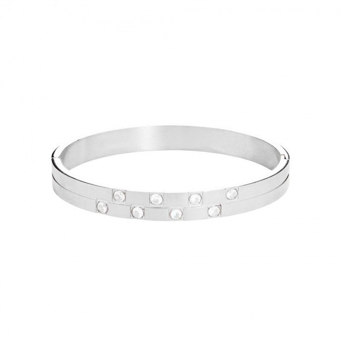 RIGID SHINY STEEL BRACELET