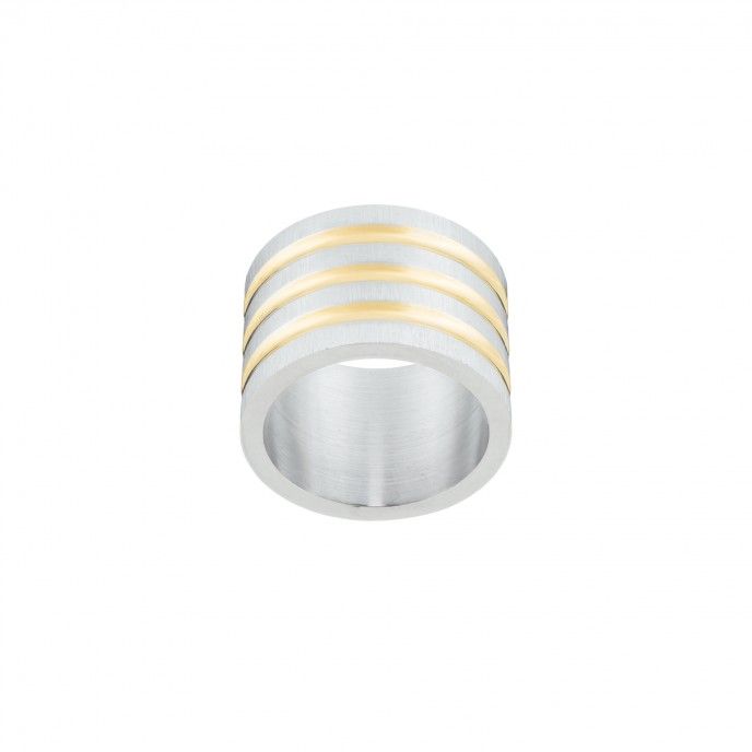 WIDE STRIPES RING