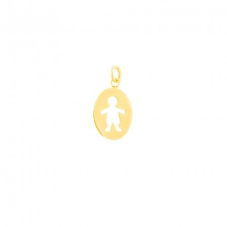 BOY FAMILY STEEL PENDANT