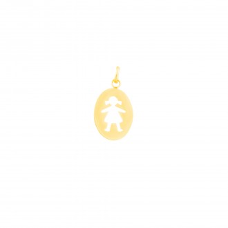 GIRL FAMILY STEEL PENDANT