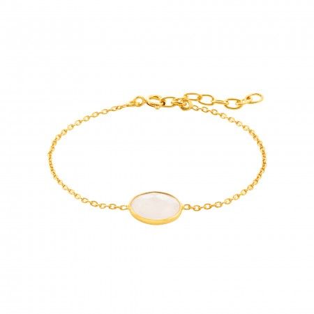 OVAL STONE BRACELET