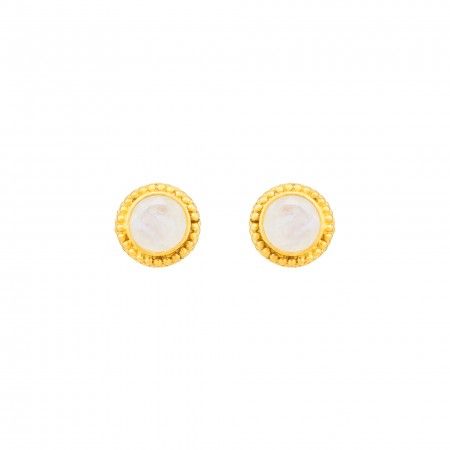 BRINCOS PEDRA NATURAL