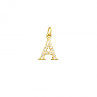 SHINY LETTER PENDANT