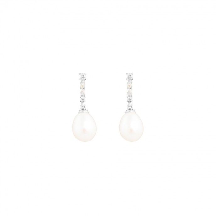 SHINY PEARL EARRINGS