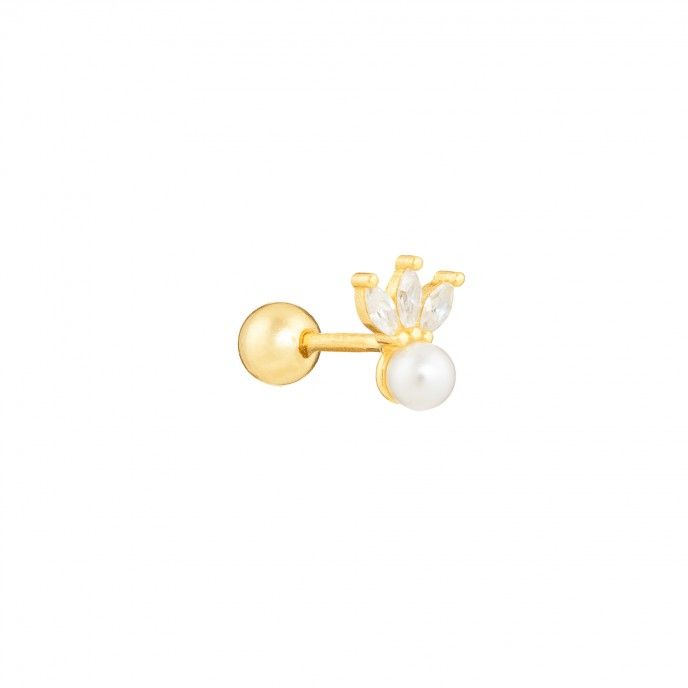 PEARL PIERCING EARRING