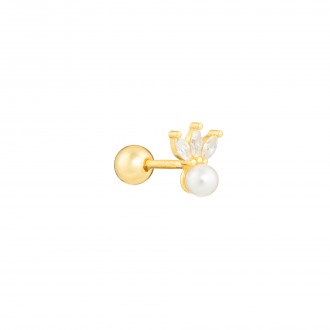 PEARL PIERCING EARRING