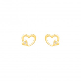 HEART SILVER EARRINGS